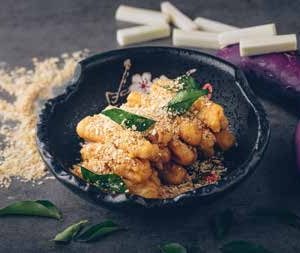 麦片黄油脆茄子