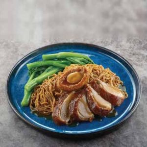 原粒7头鲍鱼鸭脯捞竹升面