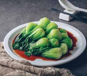 蒜油头抽灼香港小棠菜